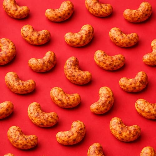 Image of Munch Craft Gourmet Peri-Peri Lime Cashews - Perfectly Balanced Flavor (Smoky Heat & Zesty Lime) - Extra Crunchy Air-Roasted Nuts, Oil-Free - No Artificial Colors or Flavors - 4.4 oz (125g) Resealable Bag
