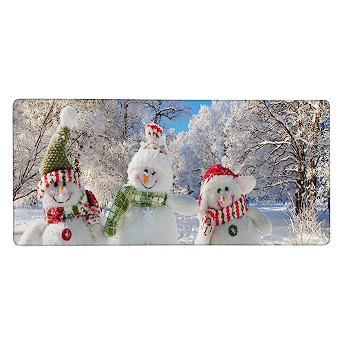 Tapis de souris mignon bonhomme de neige idéal pour décorer votre bureau