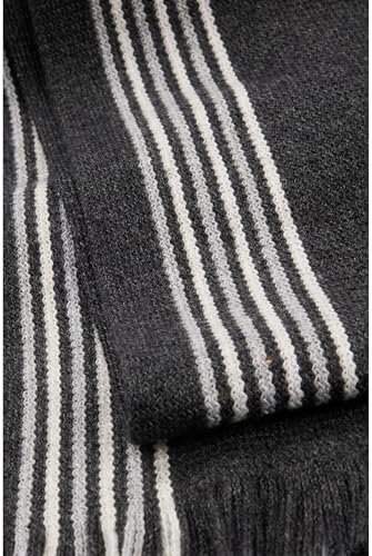 Bufanda BOSS Enzo_SET gris medio de punto invierno para hombre talla única 2