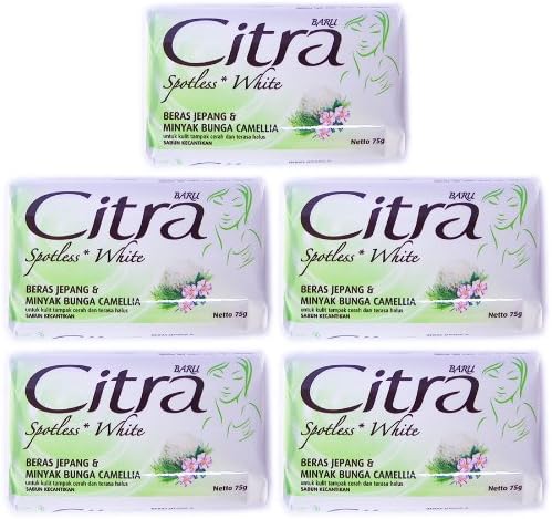 Citra(チトラ)固形石鹸 75g 5個セット [並行輸入品][海外直送品]日本米エキス＆椿油