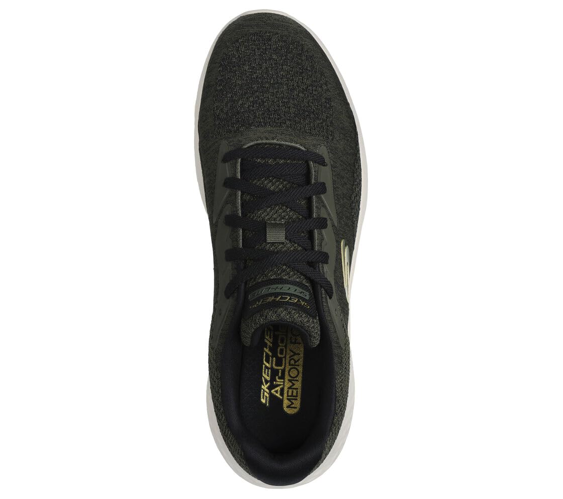 Skechers Skech-lite Pro Faregrove Sneaker da uomo, Verde Olbk, 43 EU