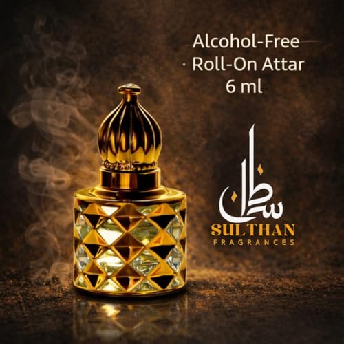 Image of SULTHAN Classic Oud Attar | Alcohol-Free Long-Lasting Oud Perfume Oil for Men & Women | Traditional Arabic Fragrance | 6 ml
