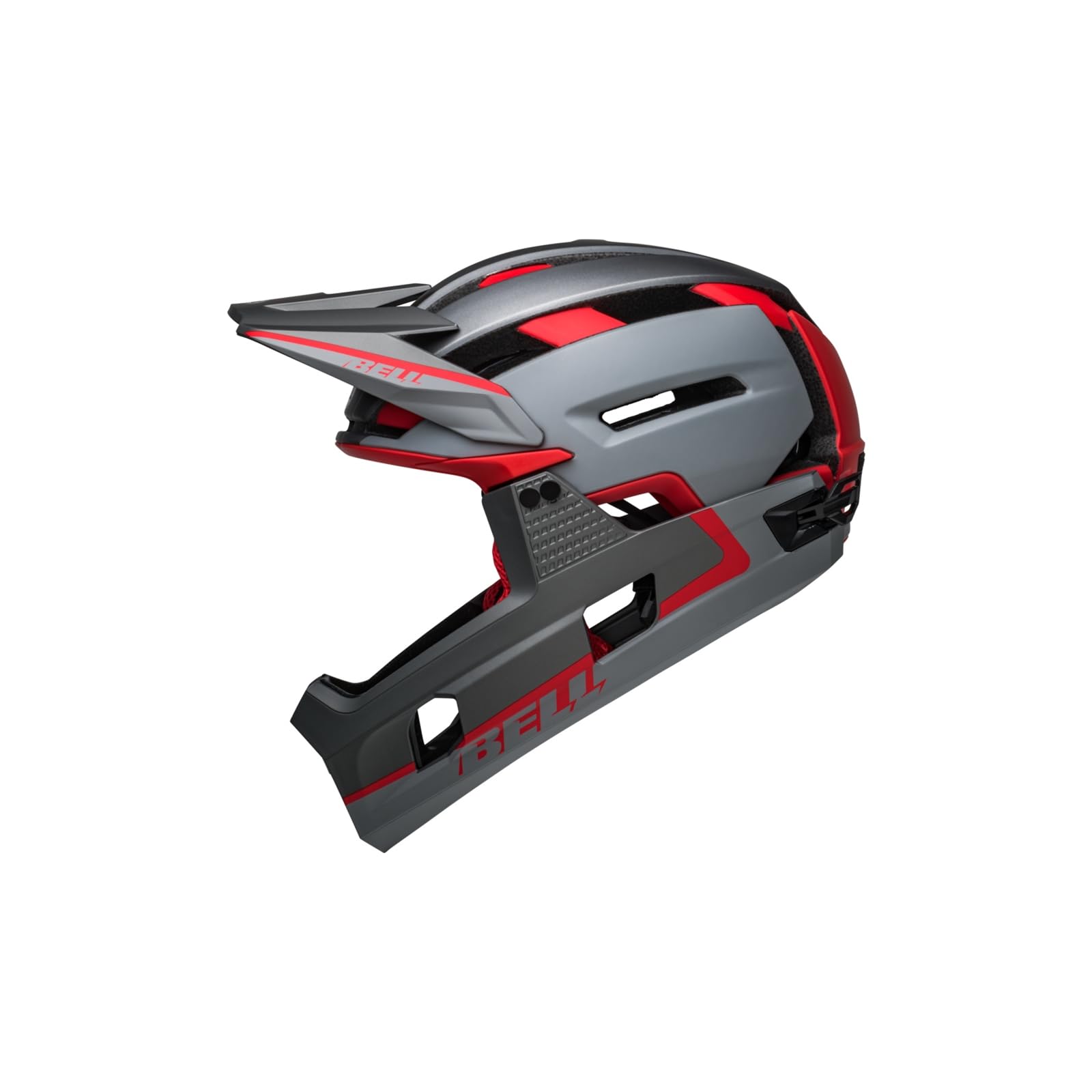 BELL Super Air R Spherical MTB Casco da bicicletta opaco rosso/grigio 2024