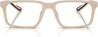 Armani Exchange mens Ax3118u Universal Fit Rectangular Prescription Eyewear Frames