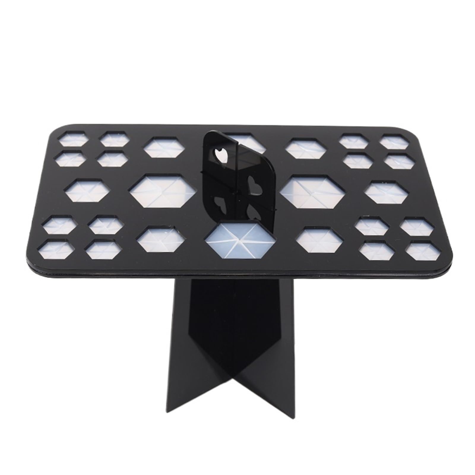 WLIHDB 2Pcs Holes Stand Makeup Brush Organizer Tree Dry Holder Brushes Accessories Cosmetic Aside Hang Tool for Makeup Brushes(Color7)