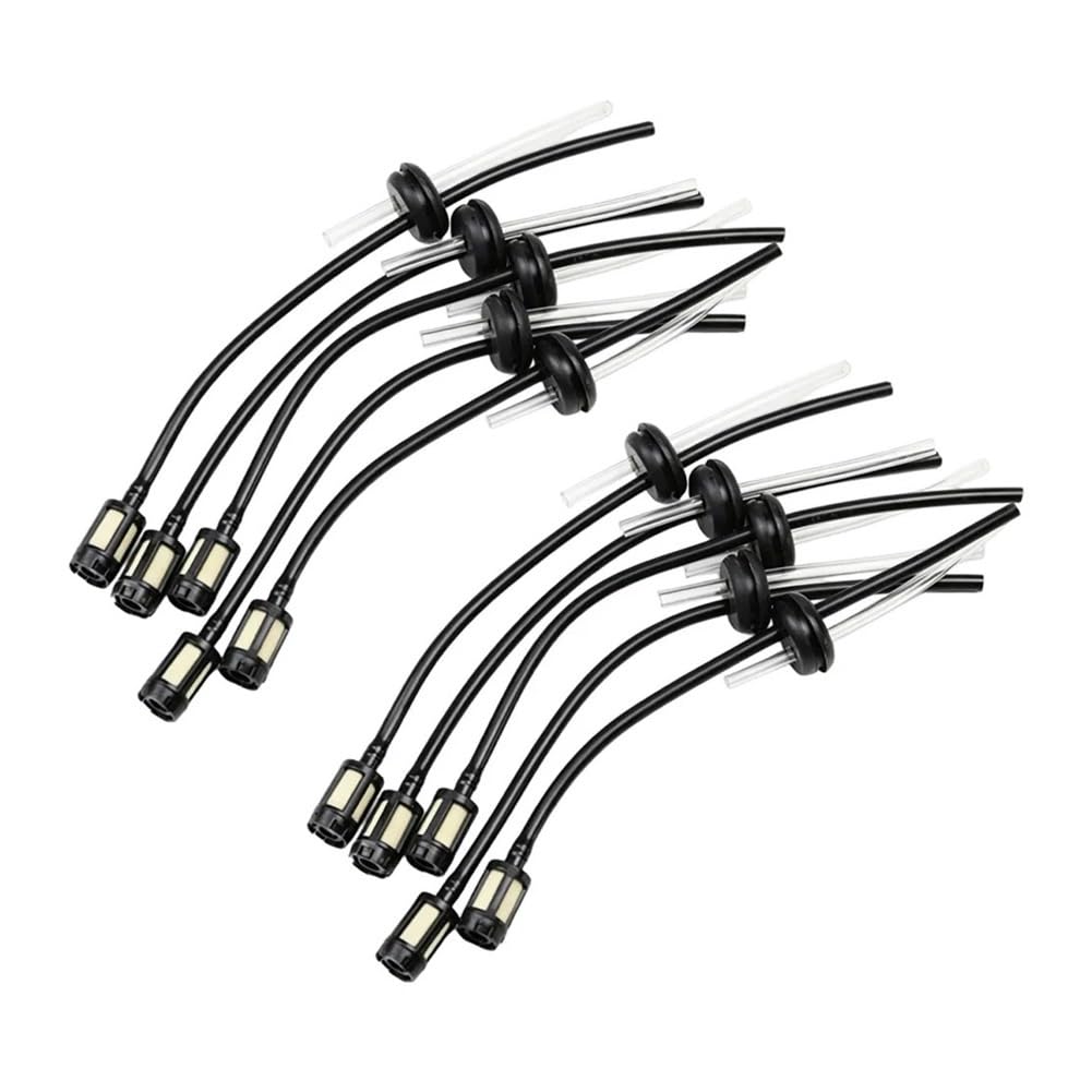 Tubo de Manguera de Combustible de Gasolina con Conjunto de Filtro y Ojal, desbrozadora de Motosierra, Accesorios de Herramientas eléctricas de jardinería