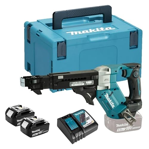 Makita DFR551RTJ Visseuse automatique sans fil 25 55mm Brushless 18V + 2x Batteries 5 0Ah + Chargeur + Coffret Makpac - vue 5