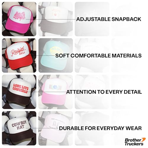 Design Your Own Custom Vintage Trucker Hat | Upload Text, Logo, Or Image | Premium Snapback Baseball Hat for Men & Women4