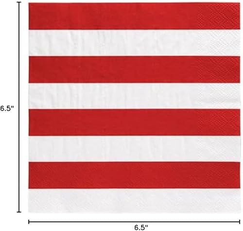 Servilletas de papel decorativas, desechables, decoraciones de fiesta del 4 de julio, fiesta en barco, fiesta en la playa, clambake, día del padre,