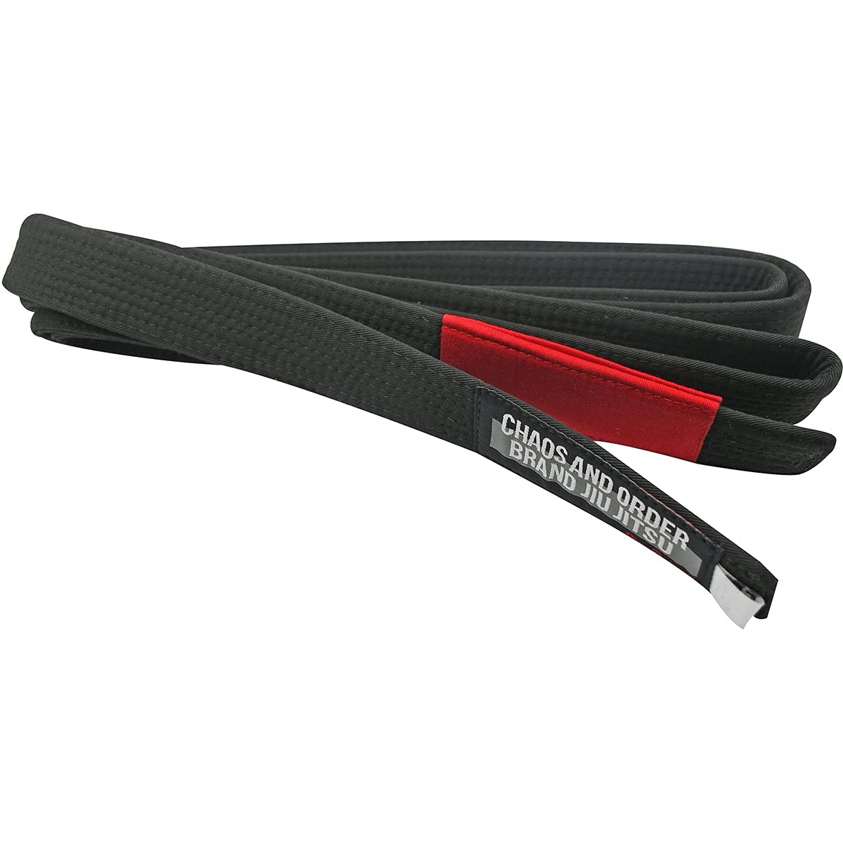 Chaos and Order Premium Jiu-Jitsu Rank Belt - A1 - Black