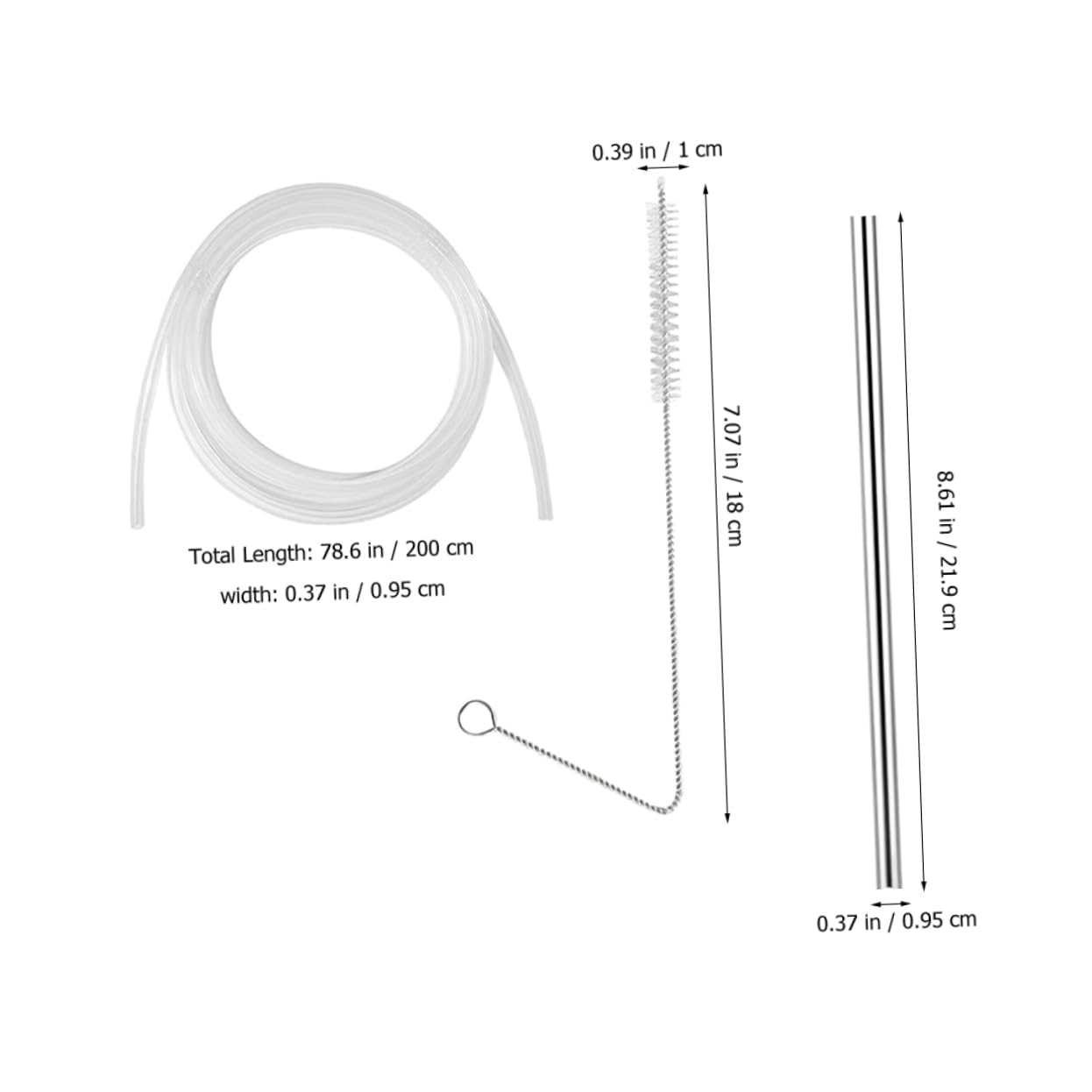 3 Ensembles machines-outils à expresso nettoyage tuyau kit d'accessoires pour expresso avec pièces de rechange pour machine à expresso kit de brosse à tubes Gel de silice