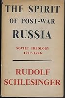 The Spirit of Post-war Russia B002DL7VHE Book Cover
