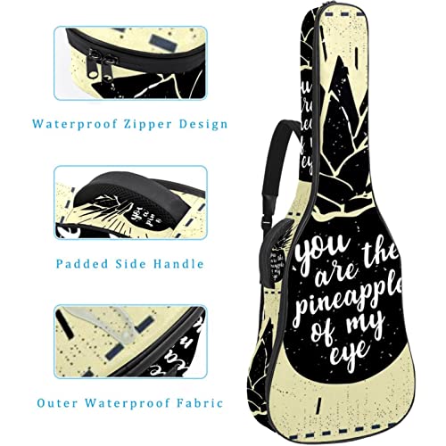 Étui de protection rembourré pour guitare acoustique classique et acoustique Motif étoile de mer Bleu, Multicolore 04… - Les Beatles, Paul McCartney, John Lennon, RIngo Starr, George Harrison Étui de protection rembourré pour guitare acoustique classique et acoustique Motif étoile de mer Bleu, Multicolore 04… – Image 5
