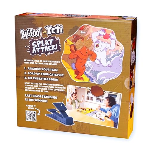 Bigfoot vs Yeti Catapult Game for Kids – Best Gift for Kids, Funny Cryptid Splat Attack Launching Battle Game, 2 Player Family Board Game, Interactive Skill & Action Toy for Ages 6+ - Image 7