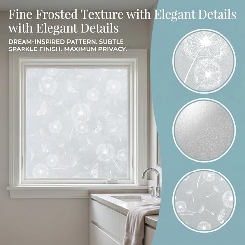Vinilo decorativo con diseño Dandelion Butterfly 44.45x200 cm miniatura 6