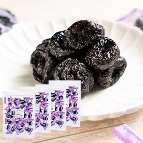 博屋 カリフォルニア プルーン 種抜き 砂糖不使用 ドライフルーツ ドライプルーン 種なし dried fruit 個包装 小分け チャック袋入 (250g x 4)