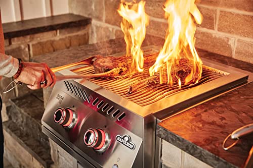 Napoleon Built-In Component - Bib18Irpss - Dual Infrared Drop-In Burner, Bbq Grill, Stainless Steel, Propane Gas, 18-Inch Bbq Grill Burner, Perfect Sear, Infrared Sizzle Zone™, Sear Station Burner #TOP4