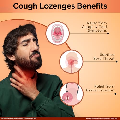 Image of Multani Kuka Cough Lozenges (24X8 Strip) | Tulsi Orange Cough Lozenges | Quick Relief From Cough, Sore Throat & Throat Irritation | Ayurvedic Cough Relief Products (192 Lozenges)