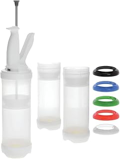 Portion Pal 24 oz Clear Plastic Bottle Kit - 3 5/16