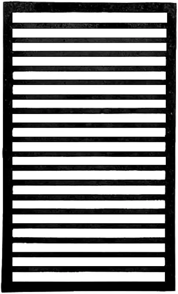 Grelha Ferro Fundido Para Fogão a Lenha e Campeiro 20x40cm