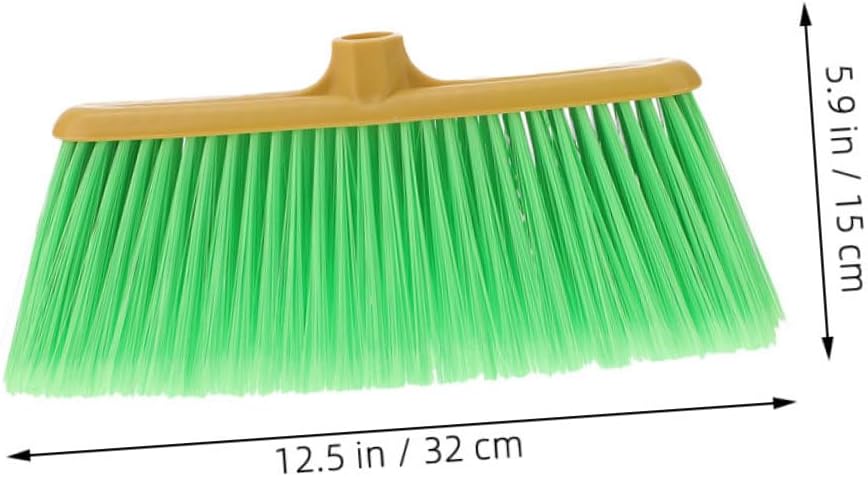 2pcs Replacement Plastic Broom Head Sweeper Accessory for Home and Office Cleaning Broom Parts for Debris Removal Indoor and Outdoor Use