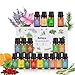 &Auml;therische &Ouml;le Set 18 x 10 ml, Teebaum, Lavendel, Eukalyptus, Weihrauch, Zitronengras, Rosmarin, Orange, Minze, Zitrone, Bergamotte, Ylang-Ylang, Grapefruit,Kamille, Rose, Vanille, Patchouli (Orange)
