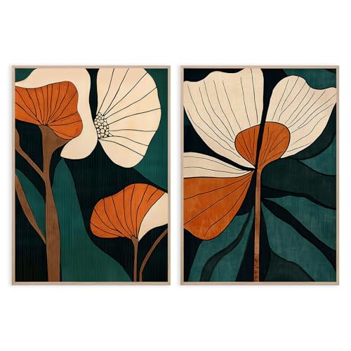 Plant Landscape Poster Modern Plant Wall Art Minimalist Poster Abstract