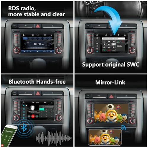 Radio para Auto Compatible con Wireless Carplay y Android Auto miniatura 4