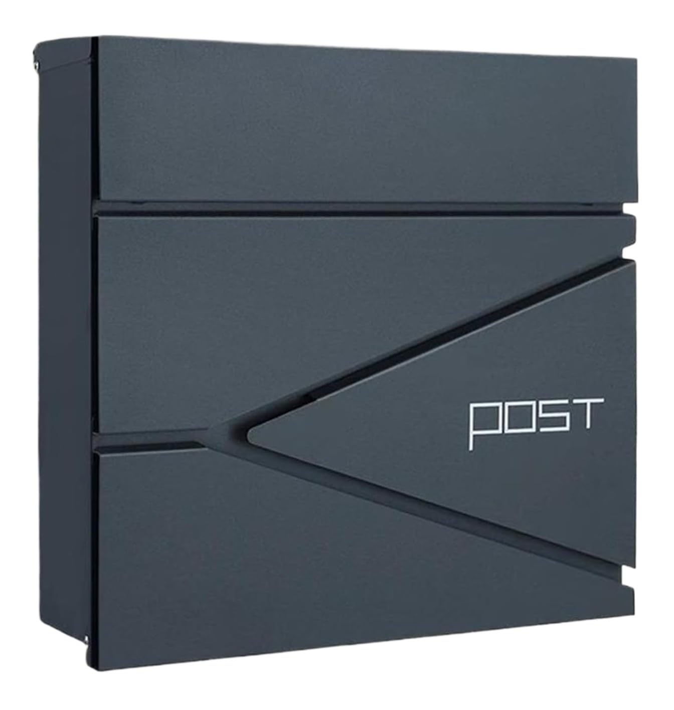 Outside Postbox Mounted Mailbox Lockable Outside Postbox Outdoor For Magazines Post Mail Letter Letterbox For Wall(Blue)