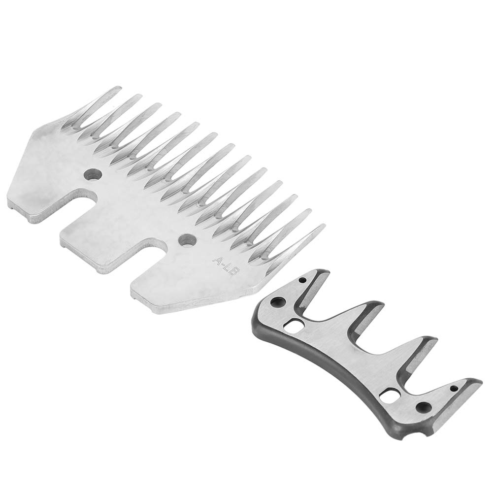 Lame de Tondeuse à Mouton en Acier Inoxydable, Cisaillement pour Chèvre 13 Dents