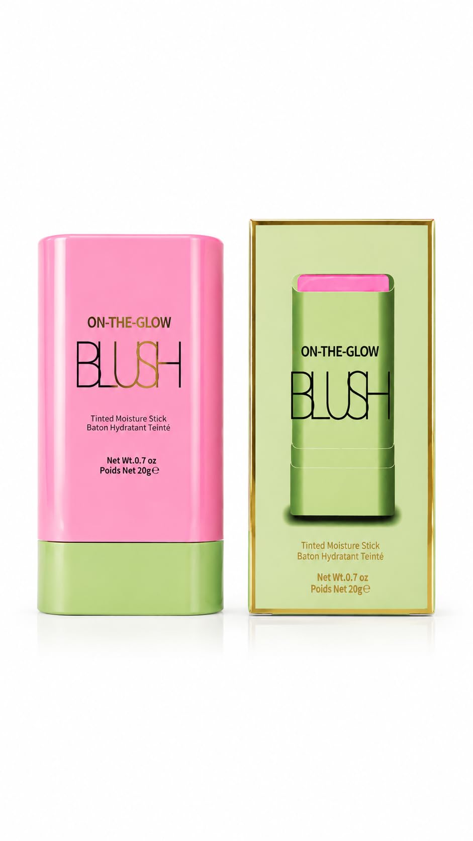 On-The-Glow Blush Stick | Hydrating Cream Blush for Cheeks & Lips | Lightweight Blendable Makeup Stick with Natural Glow Finish | Portable Face Blush for Women-image-8