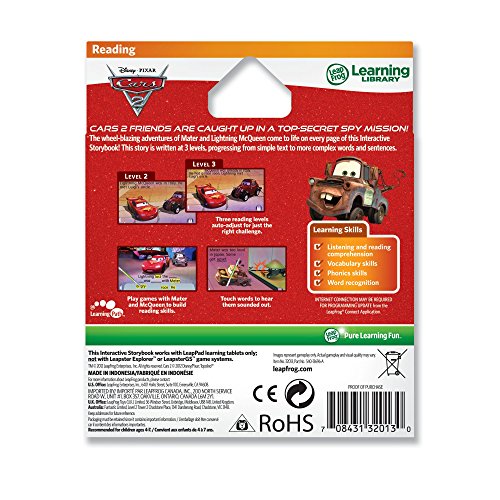LeapFrog LeapPad Ultra eBook: Disney Pixar Cars 2 (works with all LeapPad Tablets)
