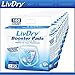 LivDry Incontinence Booster Pads, Use with Adult Diapers for Women and Men, Extra Comfort Softness, Disposable Pad (160 Count, Regular Length)