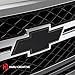Haru Creative Matte Black Chevy Emblem Overlay Sticker Kit - 2 Large Rolls (7.5”X11.5”)