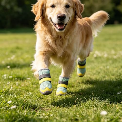 Bottes d'été pour animaux en maille douce réfléchissante - 5