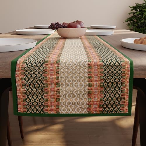 Image of Encasa XO Dining Table Runner 8 Seater, Handcrafted Madurkathi River Grass