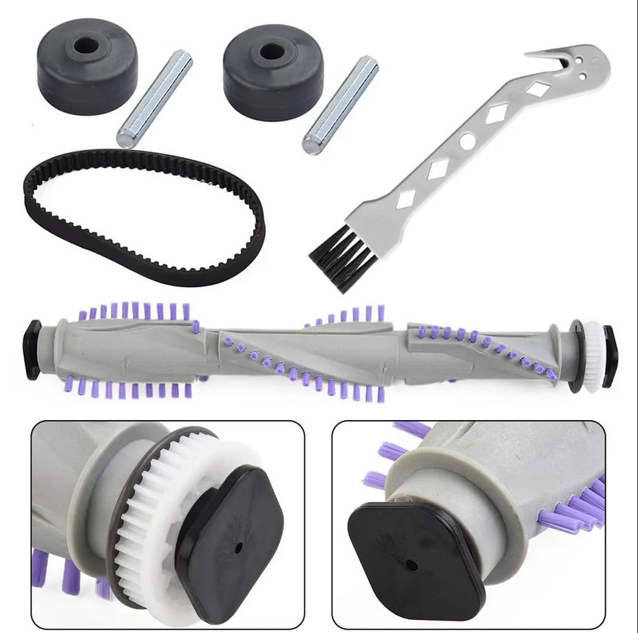1 Set Front Wheels+1pc Brush Roll+1pc Belt+1pc Cleaning Brush for Shark Navigator NV350 NV35 NV352 NV353 NV360 NV356E NV42 NV80 UV420 NV70 NV41 NV71 NV90 NV22 Series