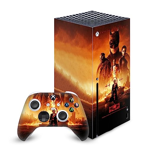 Vinyle autocollant Xbox Series X The Batman habillage console de jeu