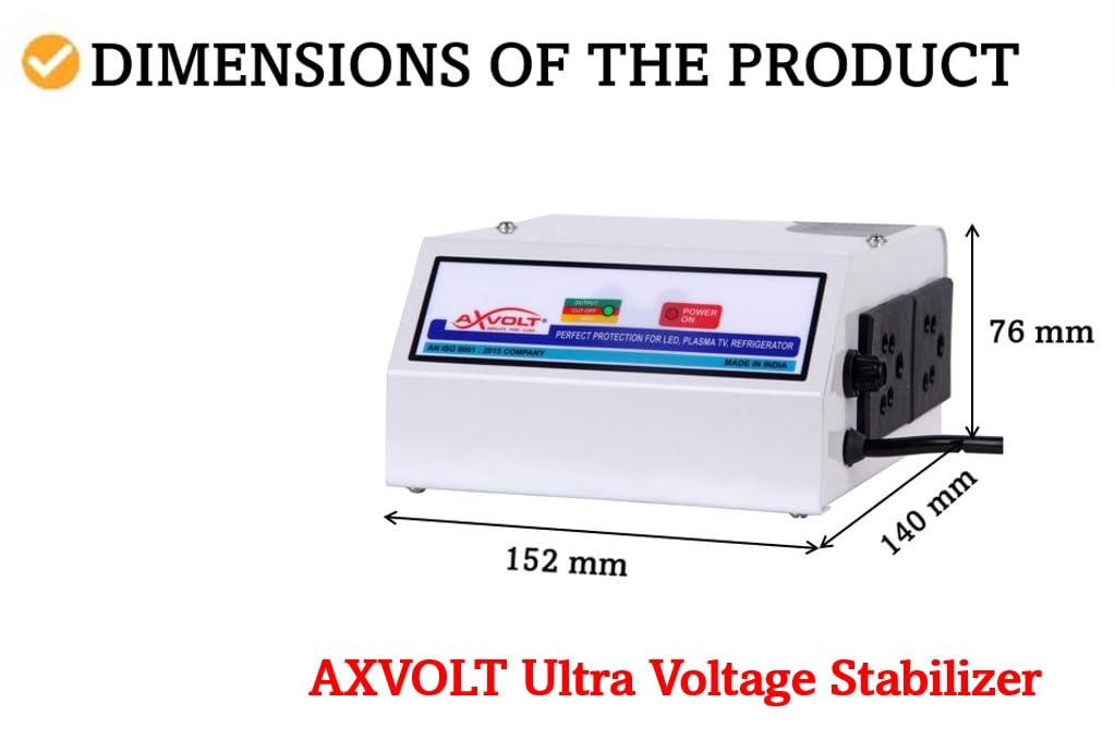 AXVOLT TV Voltage Stabilizer - Protect Your Electronics -3