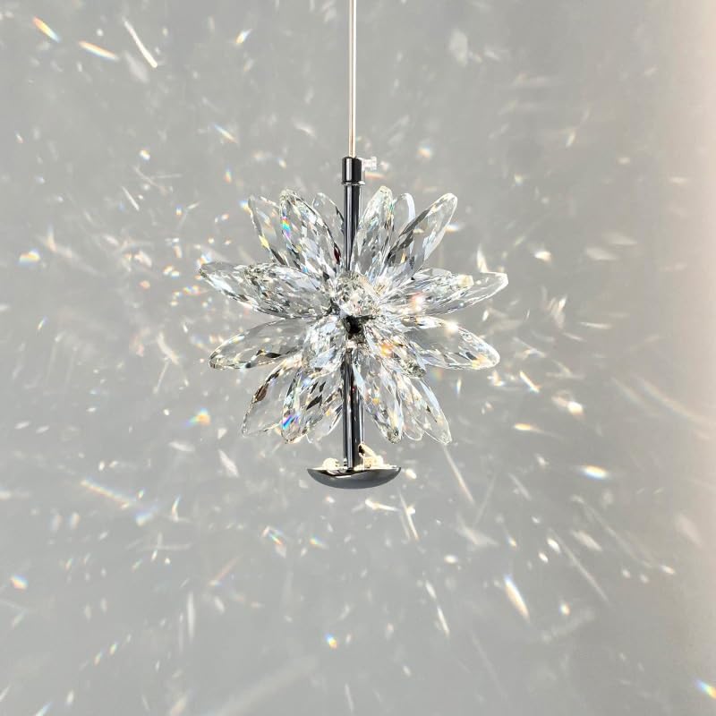 Lámpara de araña de cristal para mesita de noche en dormitorios modernos 3