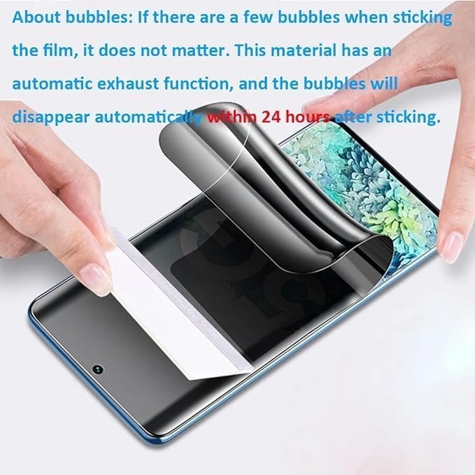 Image of OTAO Privacy Screen Protector Compatible for Motorola Moto Edge 50 Fusion 5G Anti-Scratch 9H Hydrogel Front Film (No Tempered Glass) (Privacy Front Membrane) Pack-1