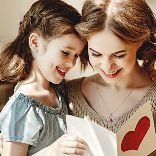 Iefil Tree Of Life Necklace For Women Wife, Birthstone Necklace Birthday Gifts For Women Anniversary Christmas Valentines Gifts For Her Topal Necklace April Birthstone Jewelry Romantic Gifts #TOP3