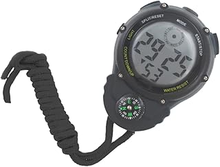 Garneck Stopwatch Stop Watch Fitness Timer Game Timer Electronic Timer Sports Black Abs Timer Plastic Game Timer Timekeeping Watch