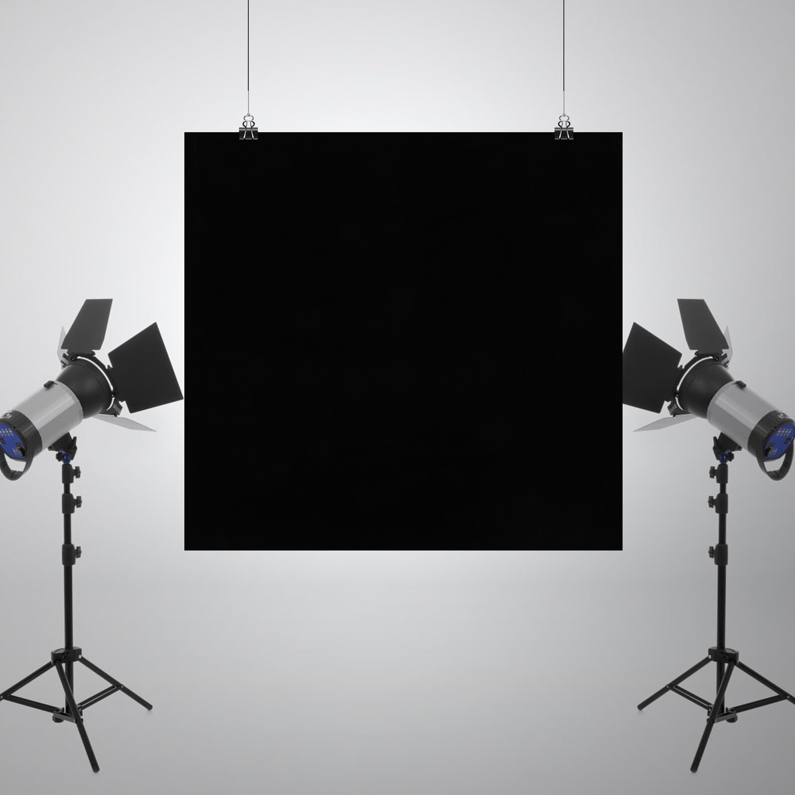Sfondo Fotografico Nero in Pleuche, Fondo per Riprese e Foto