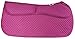 ECP Equine Comfort Products Thermoregulating Western Saddle Pad, Machine Washable Contoured Fit, Water Absorbing, Therapeutic, Shock Absorbing with Adjustable Memory Foam Shims, Rose
