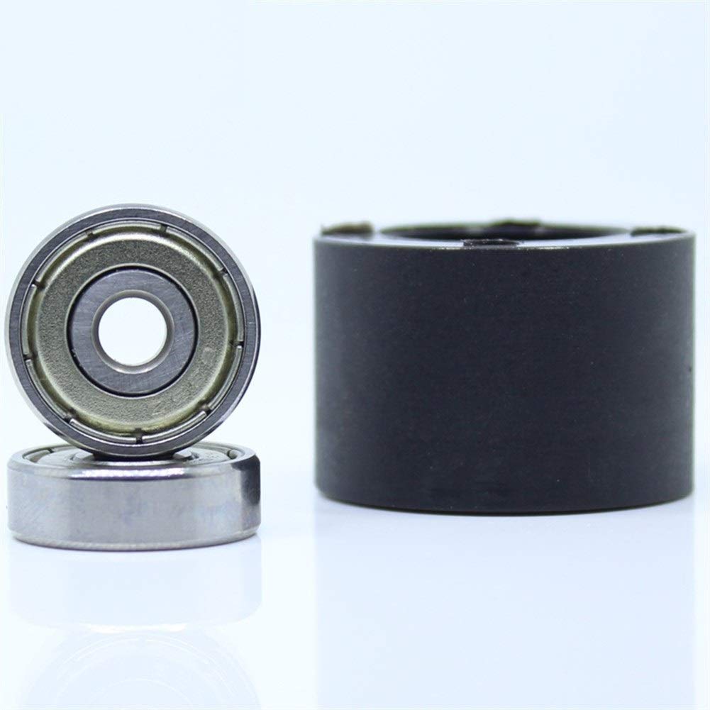 Práctico PU 635 Rodamientos 5x40x30mm del Eje de 5 mm Puertas correderas de Rodillos con 2 Cojinetes de Poliuretano Guiding Wheel Rodillo de Arrastre (Size : 10Pcs)