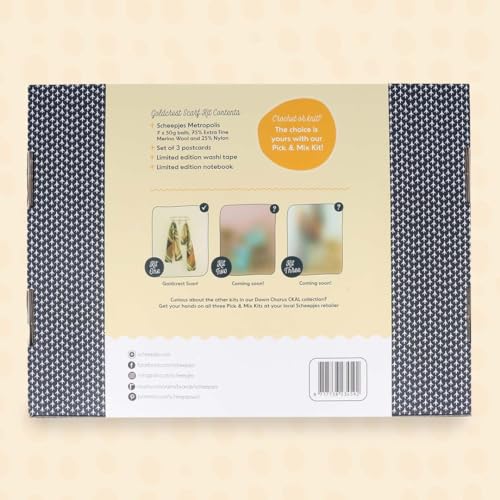 Image of Scheepjes CKAL Goldcrest Scarf Kit - 1 Piece