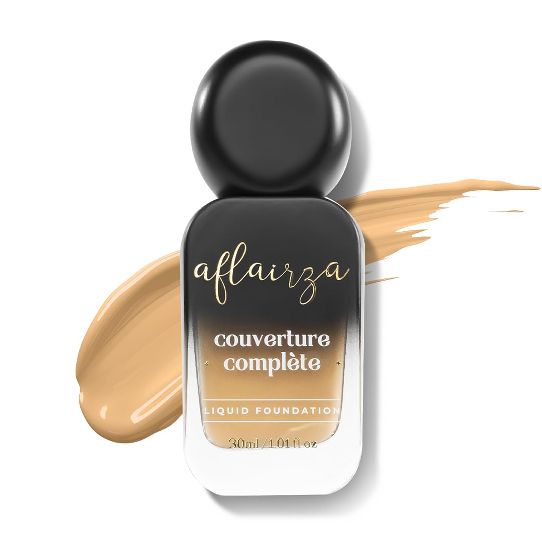 Couverture Complete Liquid Foundation 30ml (03 Light Medium) - Full Coverage, Lightweight, Water-Resistant, Long-Lasting, Hydrating, Skin Nourishing, Paraben-Free