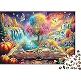 Puzzle 1000 Pezzi Paesaggio Libro Fantasy, Decorazione Casa,...
