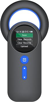 DualFrequency Handheld Wireless Bluetooth Animal Microchip Scanner Supports 134.2KHz FDXBISO11784/11785 & 125KHz EMID Chips